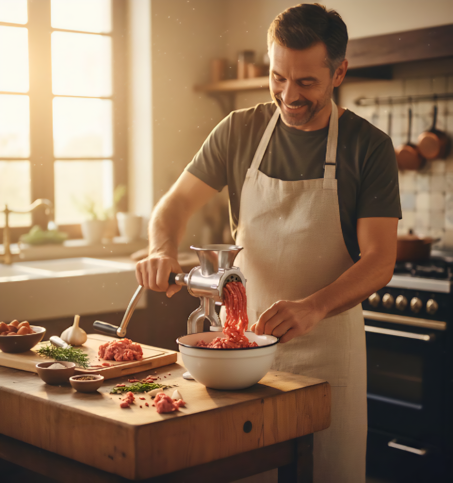 Micul Fermier Alumínium Húsdaráló