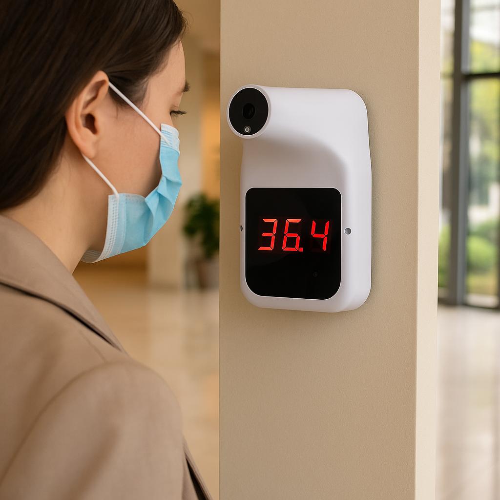 Érintésmentes Fali Infravörös Hőmérő