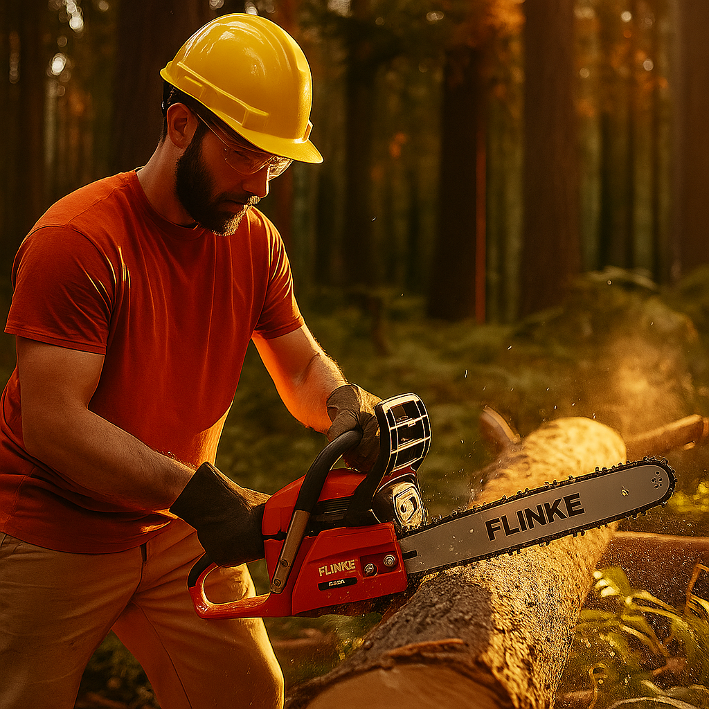 Flinke Benzinmotoros Láncfűrész