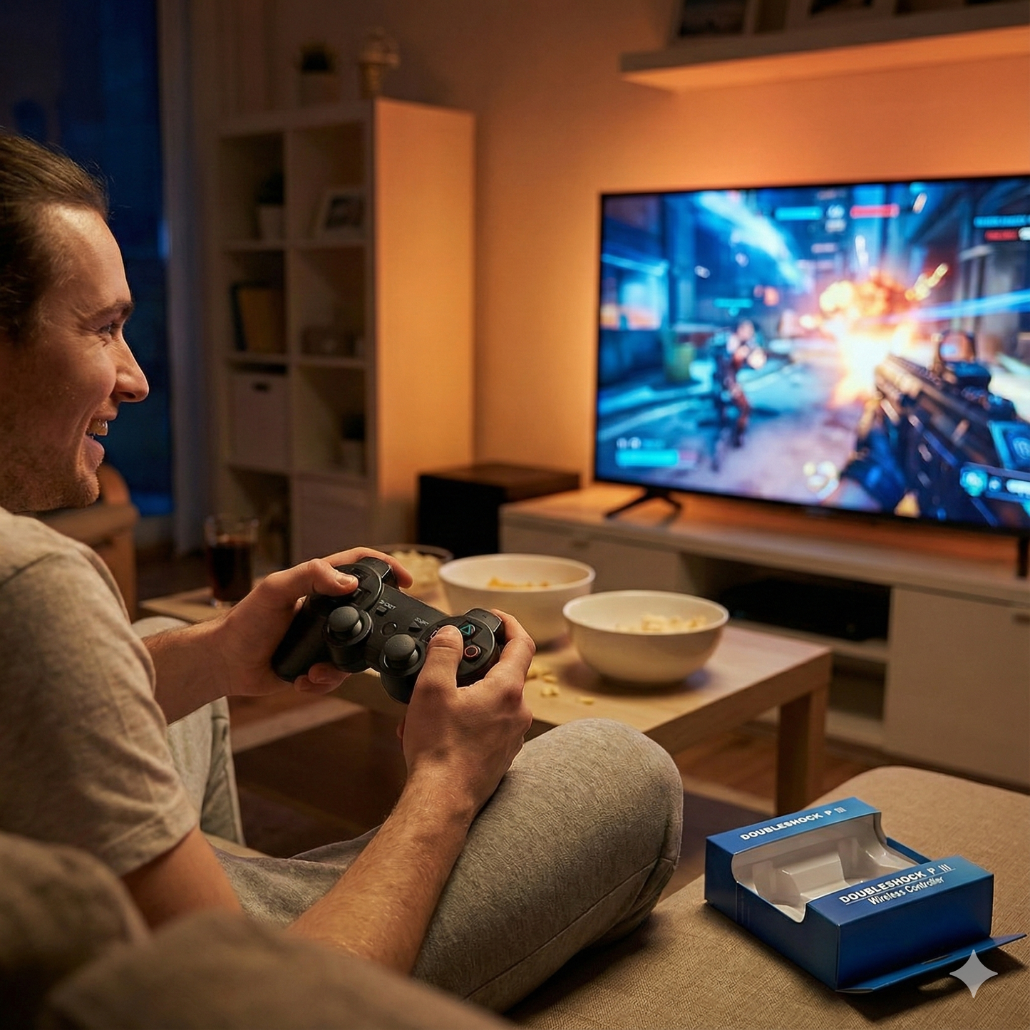 Vezeték Nélküli Dupla Rezgéses Játékvezérlő