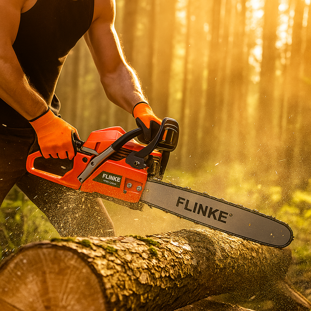 Flinke Benzinmotoros Láncfűrész