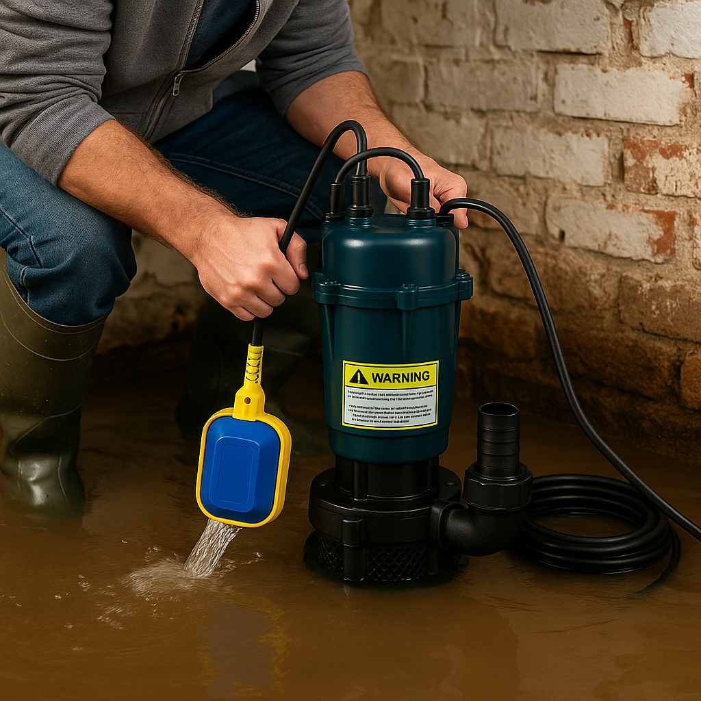 Champion 3750W Profi Szennyvízszivattyú