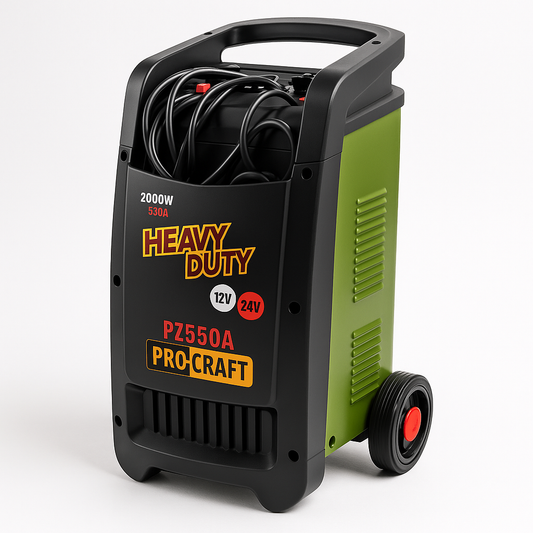 PROCRAFT Akkumulátortöltő és Indító Kocsi