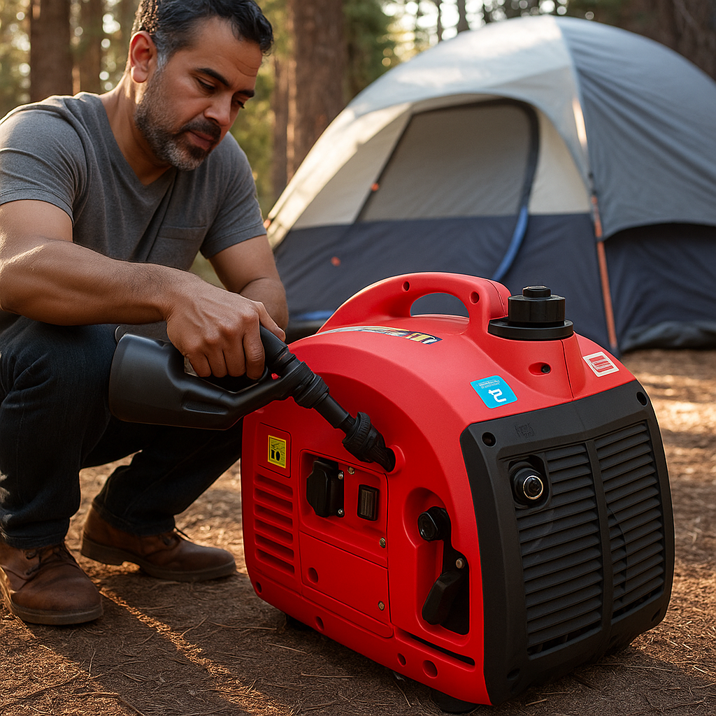Fischer Kraft Benzinmotoros Inverter Generátor