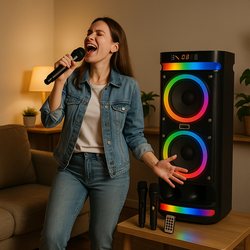 iKaraoke Box 360° RGB Light – Hangrendszer