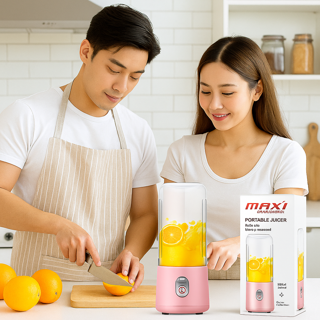 Maxi Hordozható Juicer – 1+1 INGYEN!