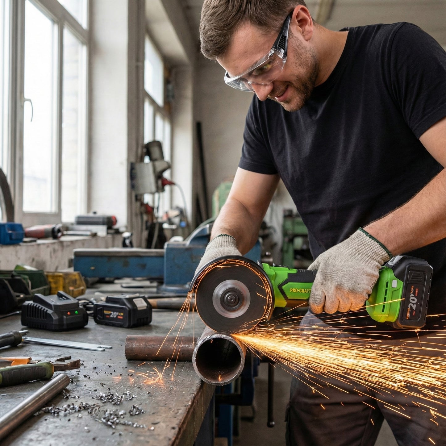 Akkumulátoros Sarokcsiszoló