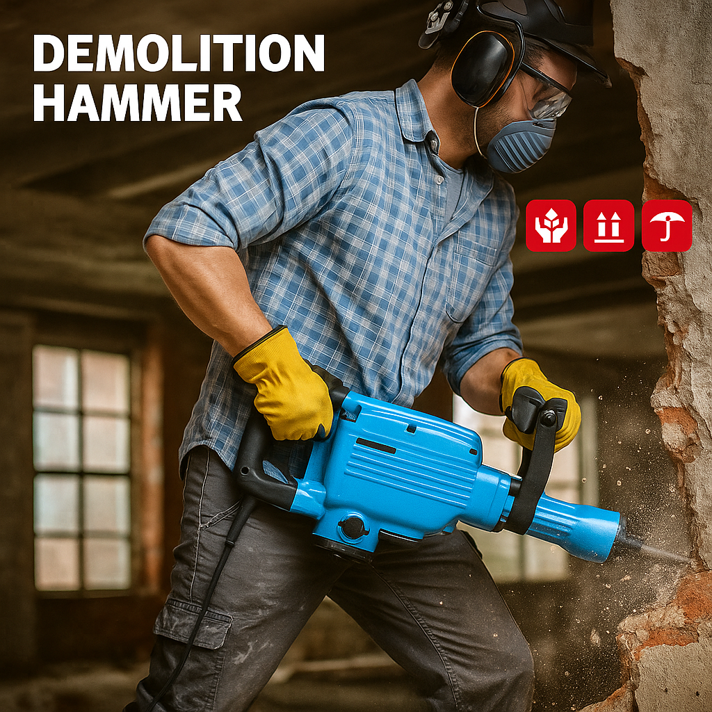 Professzionális Bontókalapács – 3000W