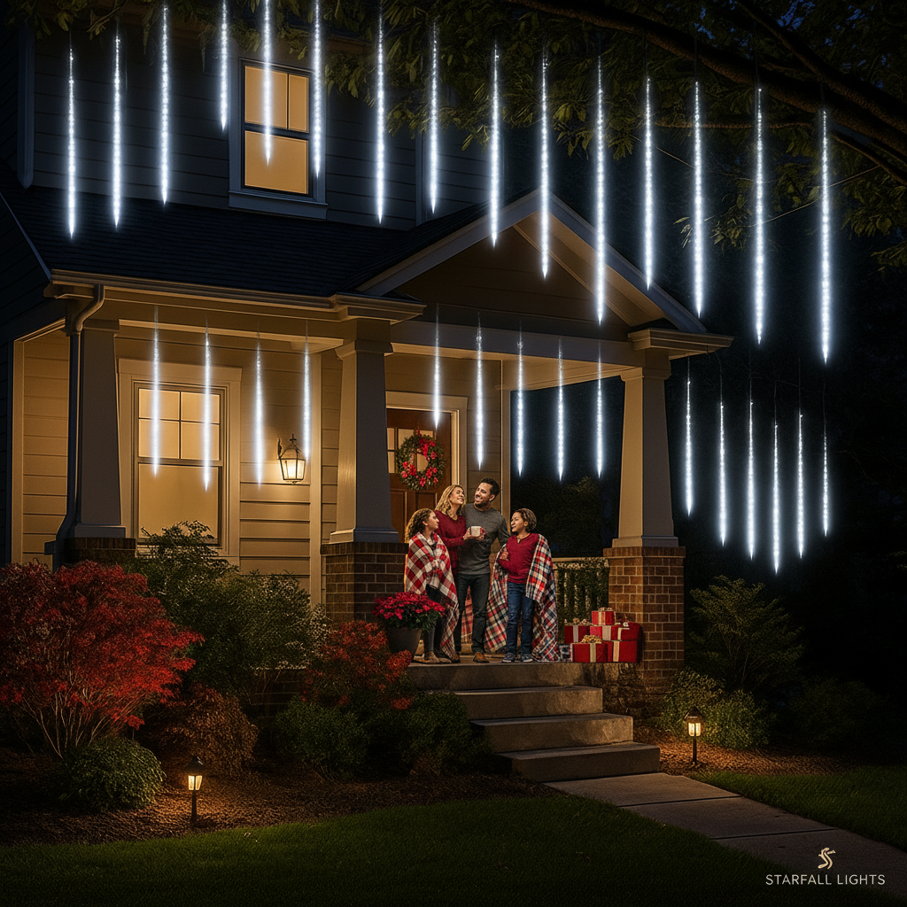 LED Meteor Zápor Fényfüzér 1+1 Ingyen