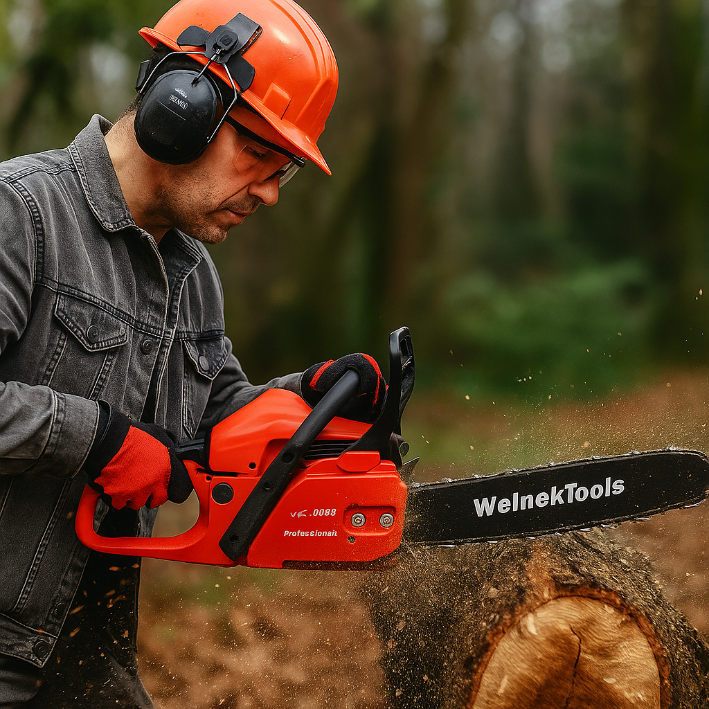 WelnekTools Benzines Láncfűrész