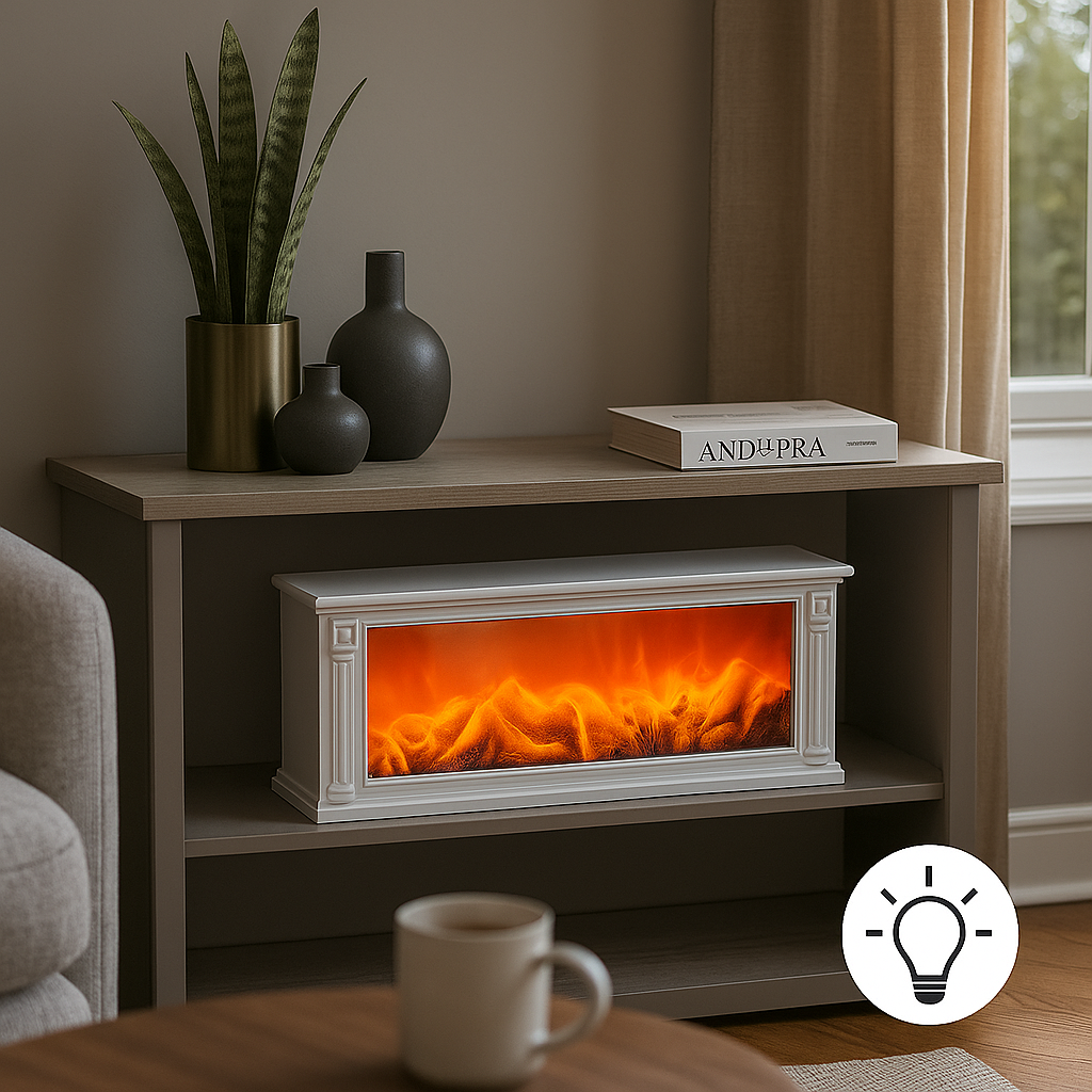 LED Kandalló Lámpa