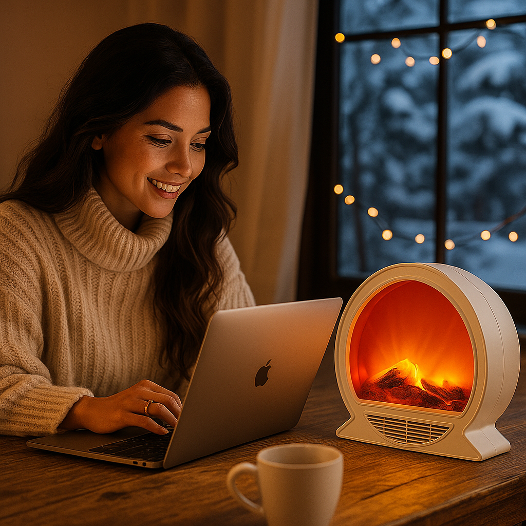 LED Kandalló Lámpa