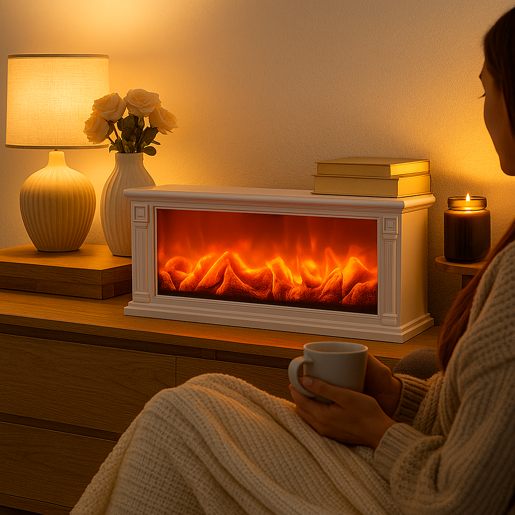 LED Kandalló Lámpa