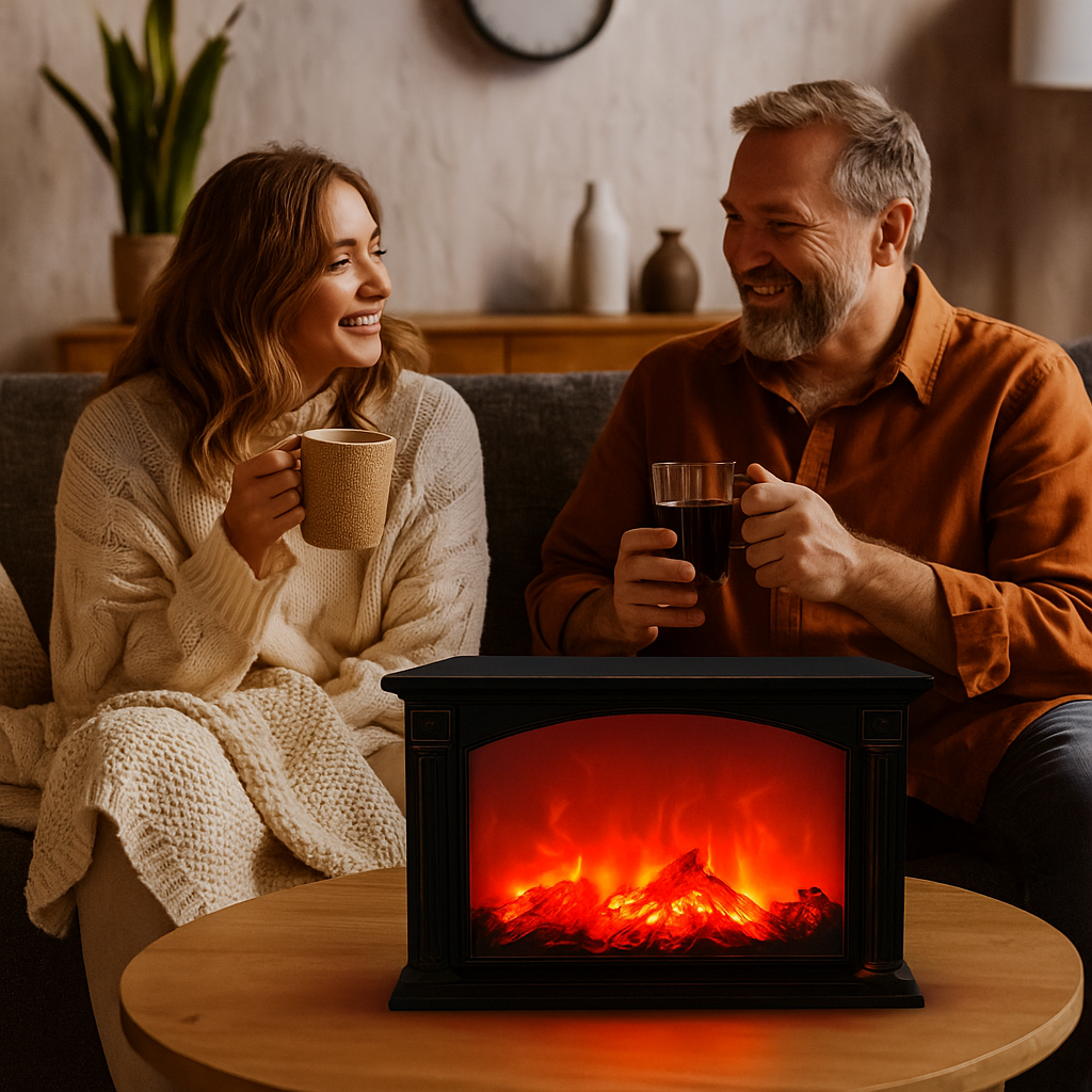 LED Kandalló Lámpa