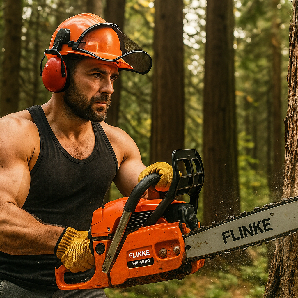 Flinke Benzinmotoros Láncfűrész