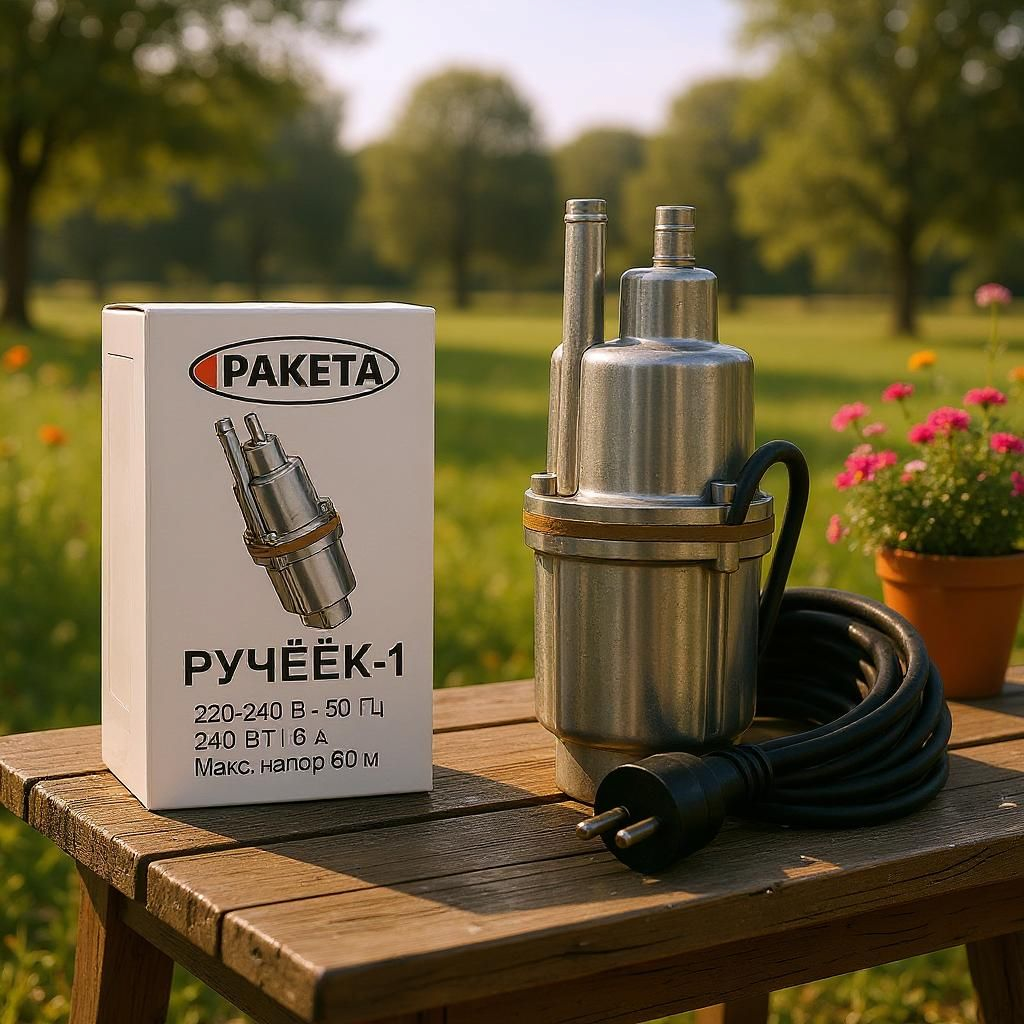 Erőteljes Vízpumpa 1200 L/Óra