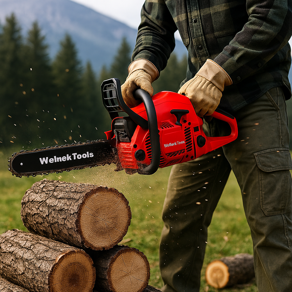 WelnekTools Benzines Láncfűrész