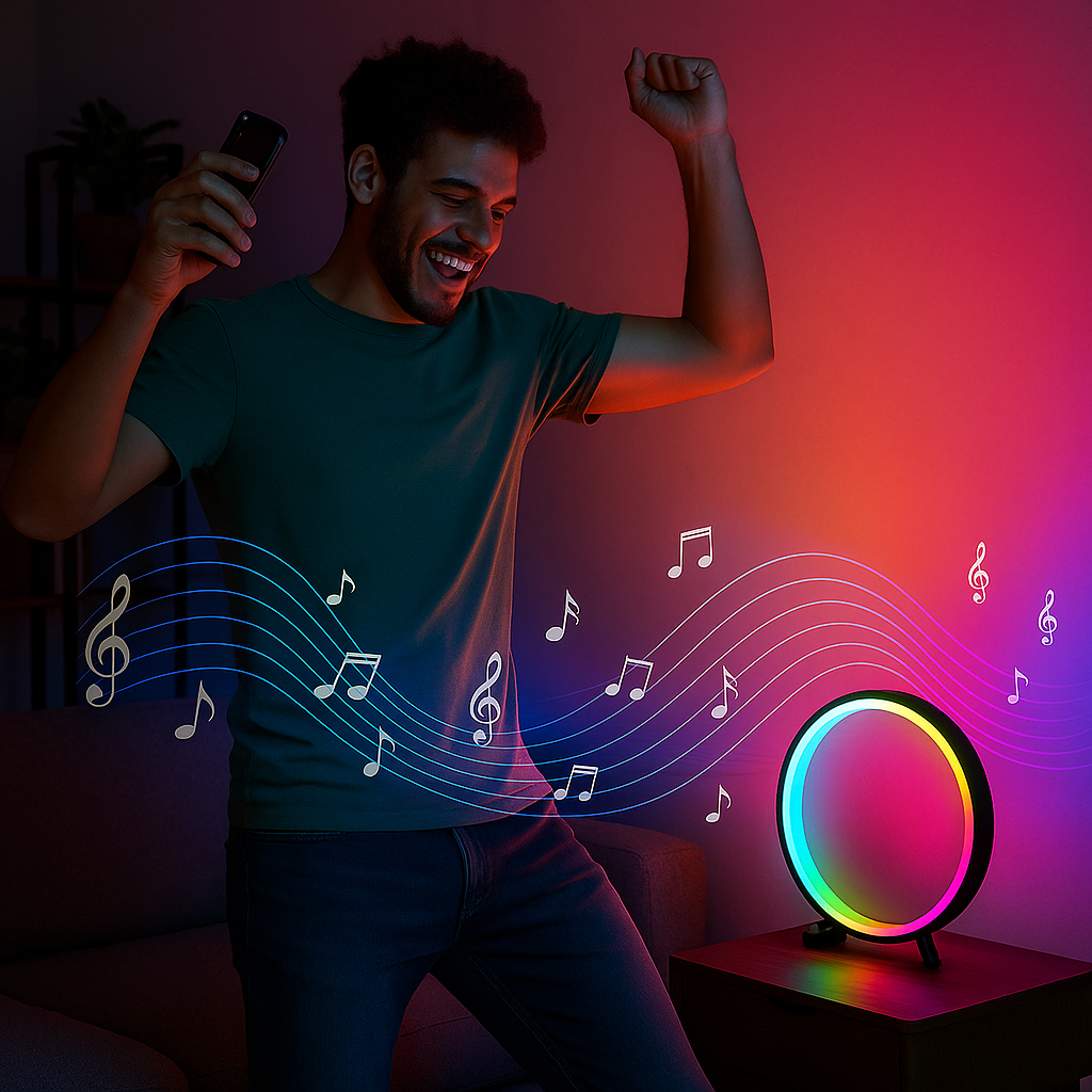 Asztali Okos RGB Gyűrűlámpa