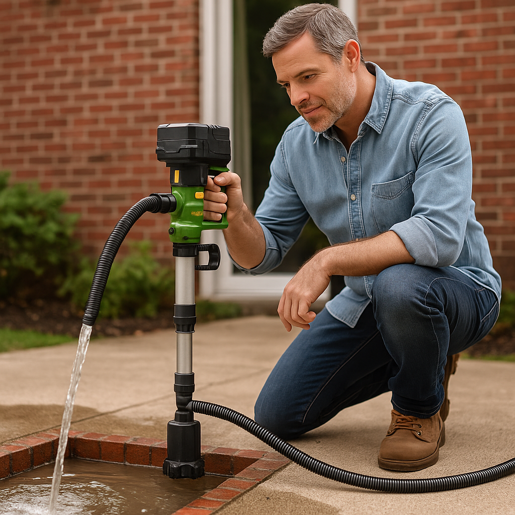 Akkumulátoros Teleszkópos Vízipumpa