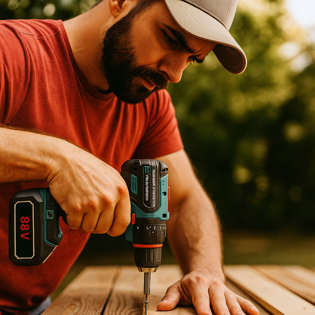 88V Lítium-Ion Akkus Fúró-Csavarozó Készlet