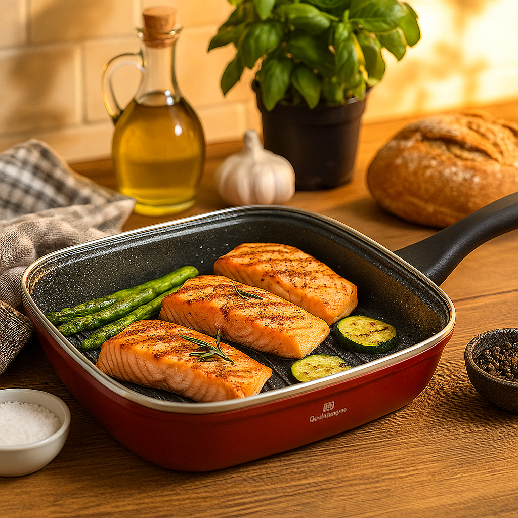 Bachmayer 28 CM Grill Serpenyő