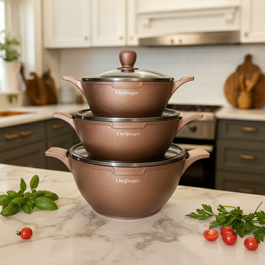 Cheffinger Crocodile Line 6.DB Lábas Készlet