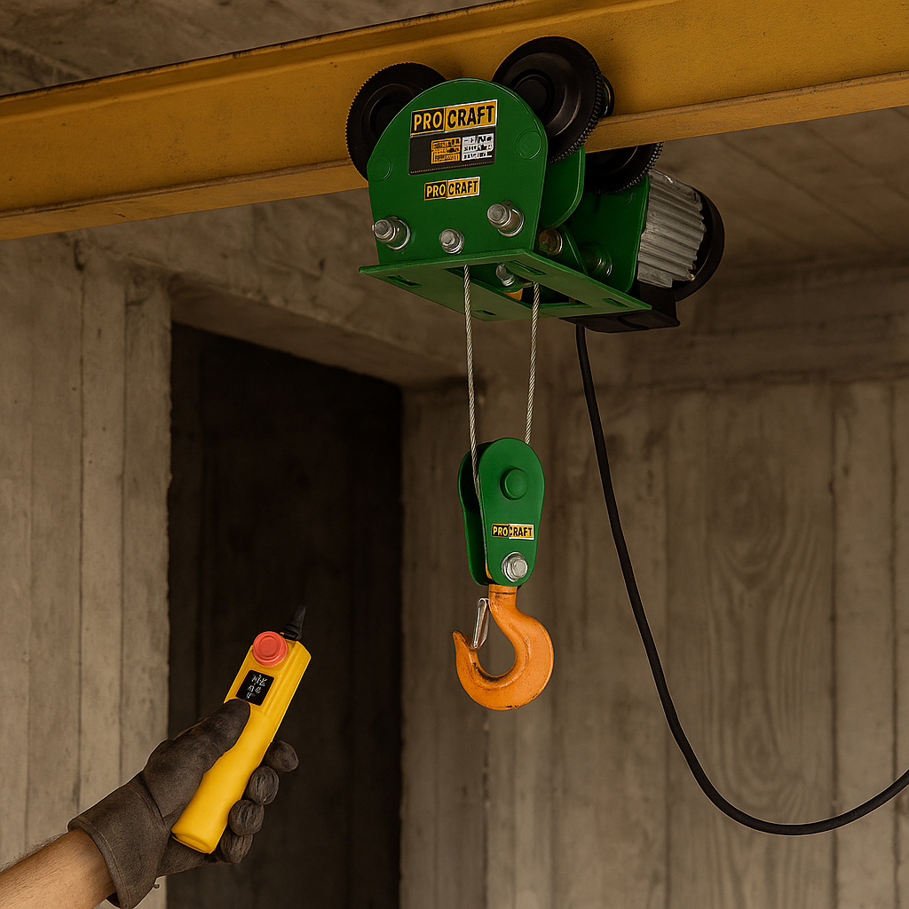 ProCraft Elektromos Emelő Kocsi – 1000 kg