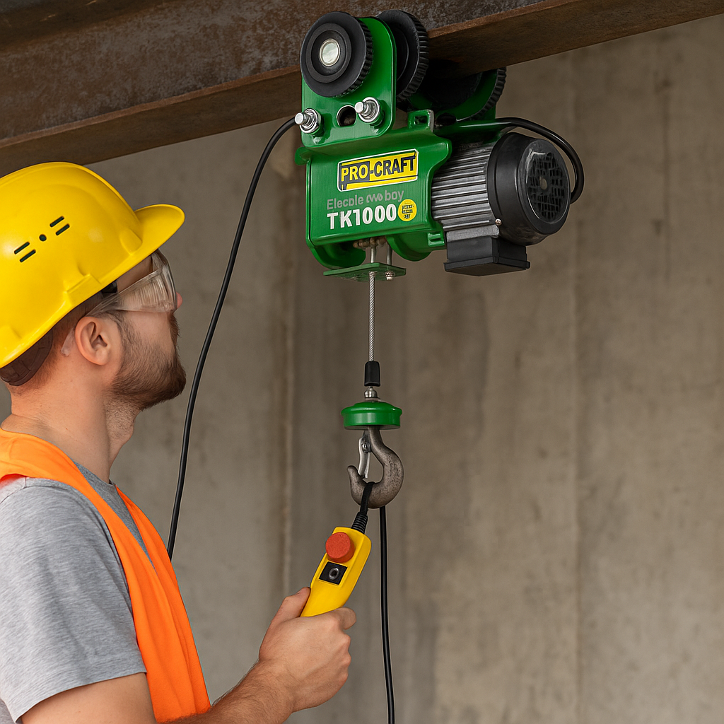 ProCraft Elektromos Emelő Kocsi – 1000 kg