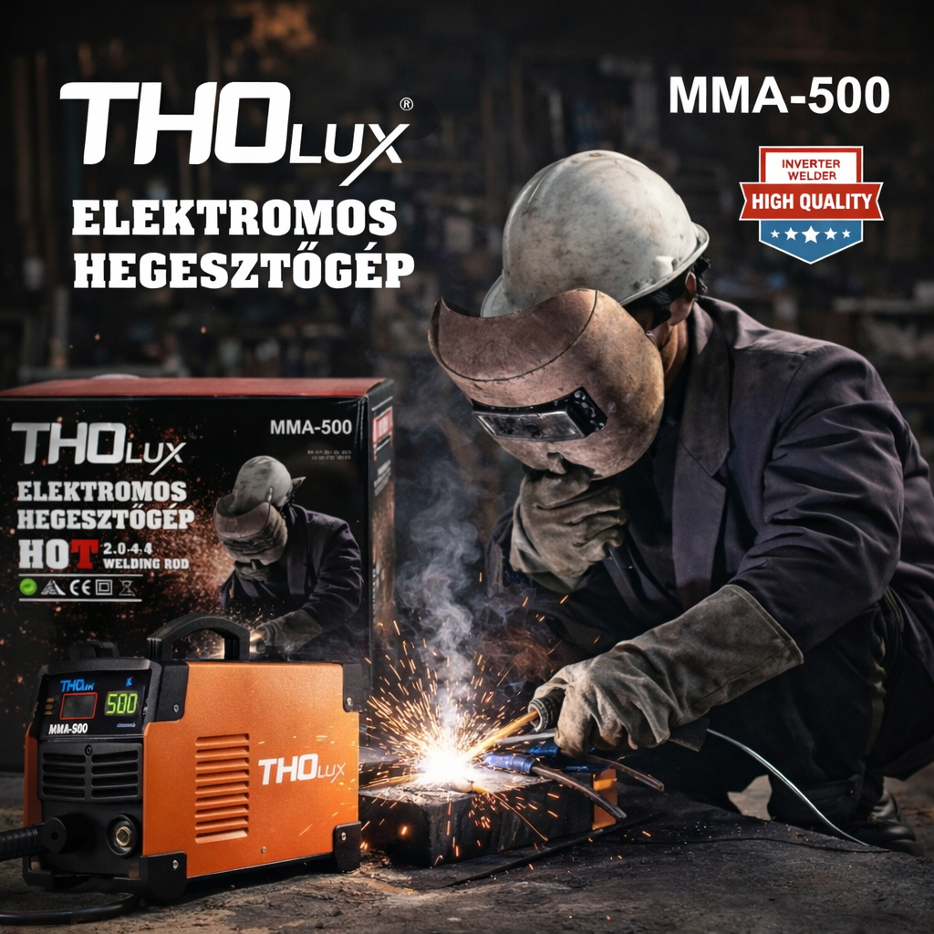 THOLUX MMA-500 inverteres hegesztőgép