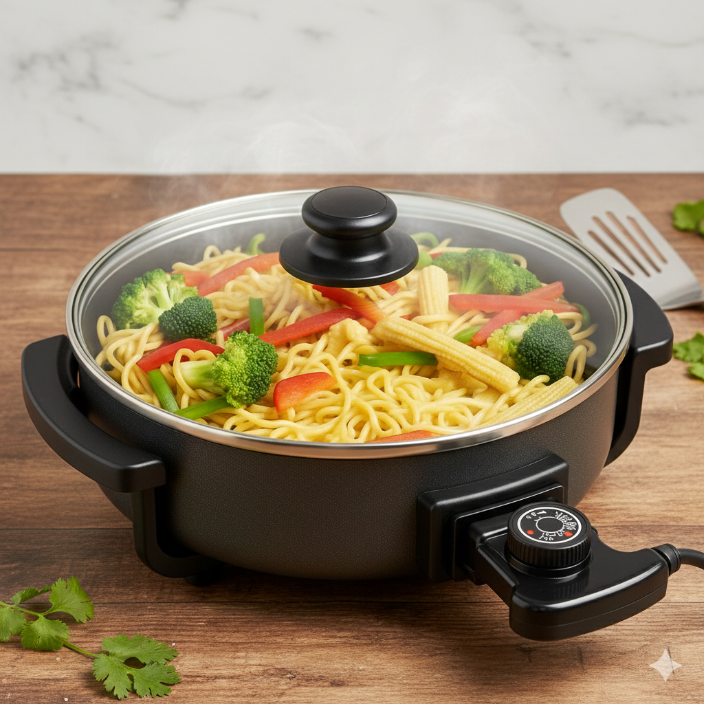 Elektromos Pizzasütő és Multifunkciós Serpenyő