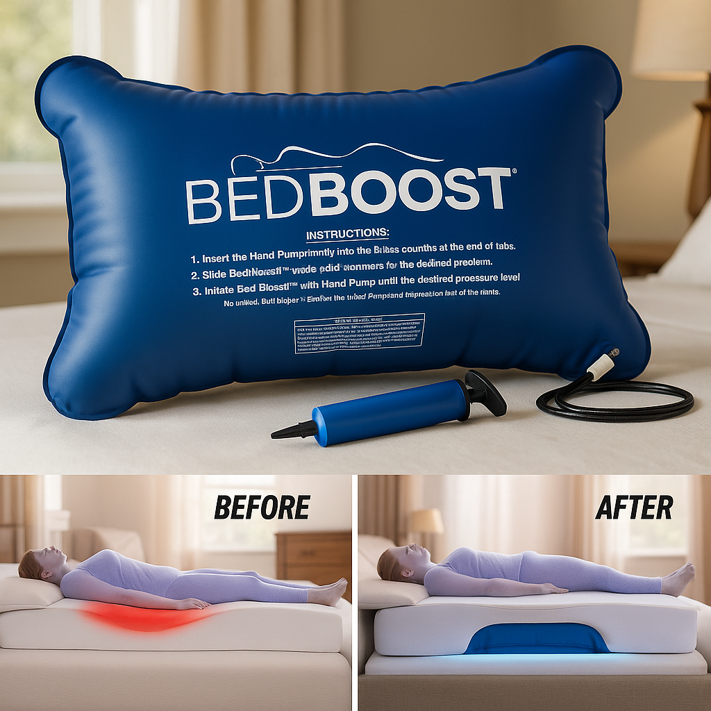 Bed Boost az univerzális, felfújható matracbetét