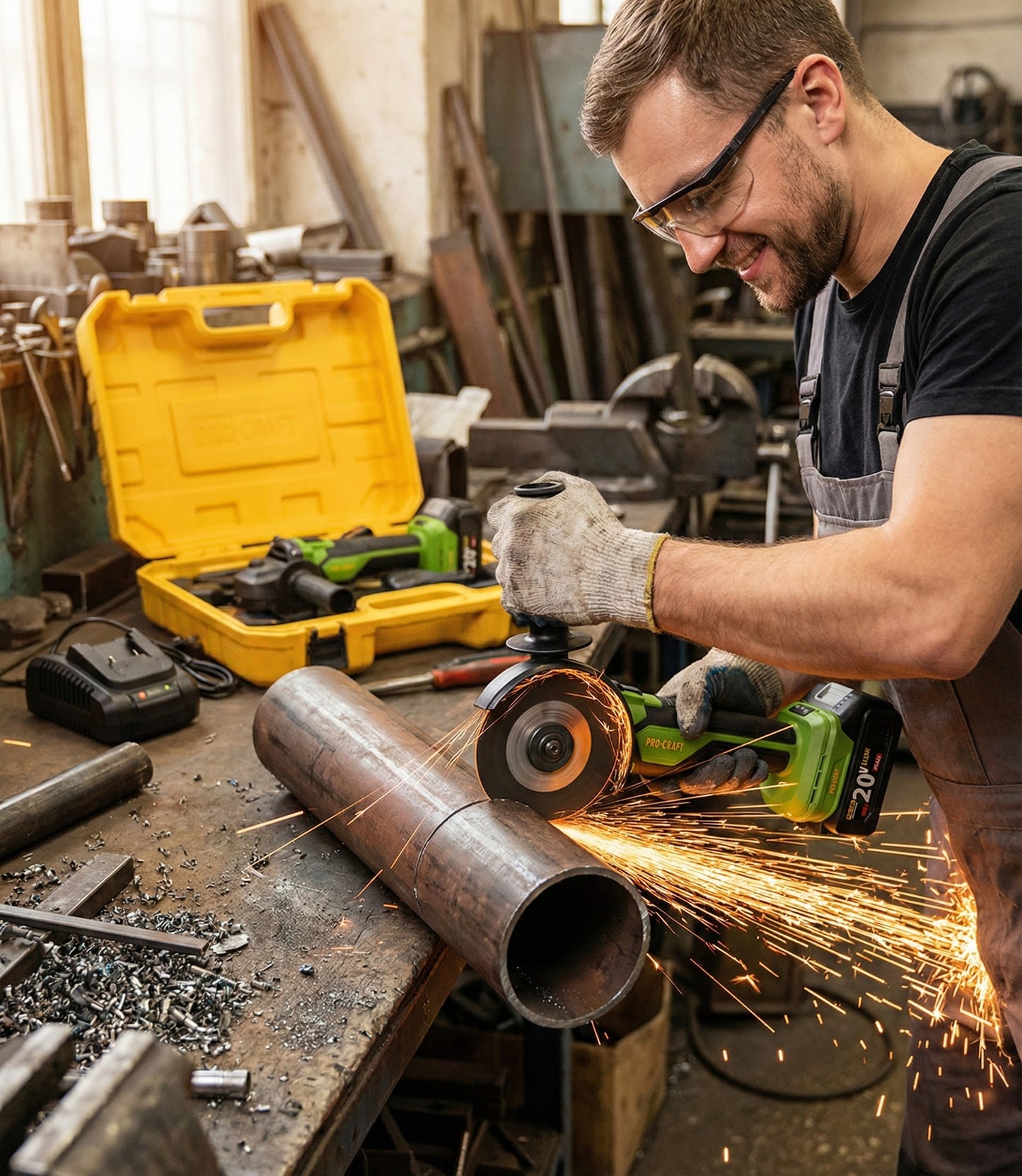 Akkumulátoros Sarokcsiszoló