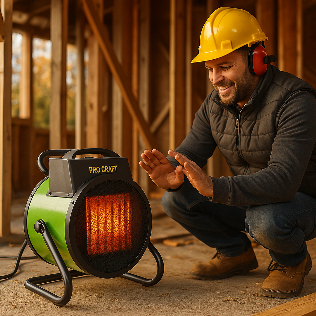 PROCRAFT Ipari Ventilátoros Hősugárzó