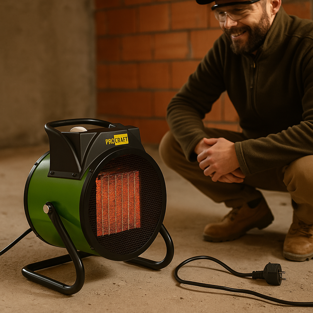 PROCRAFT Ipari Ventilátoros Hősugárzó