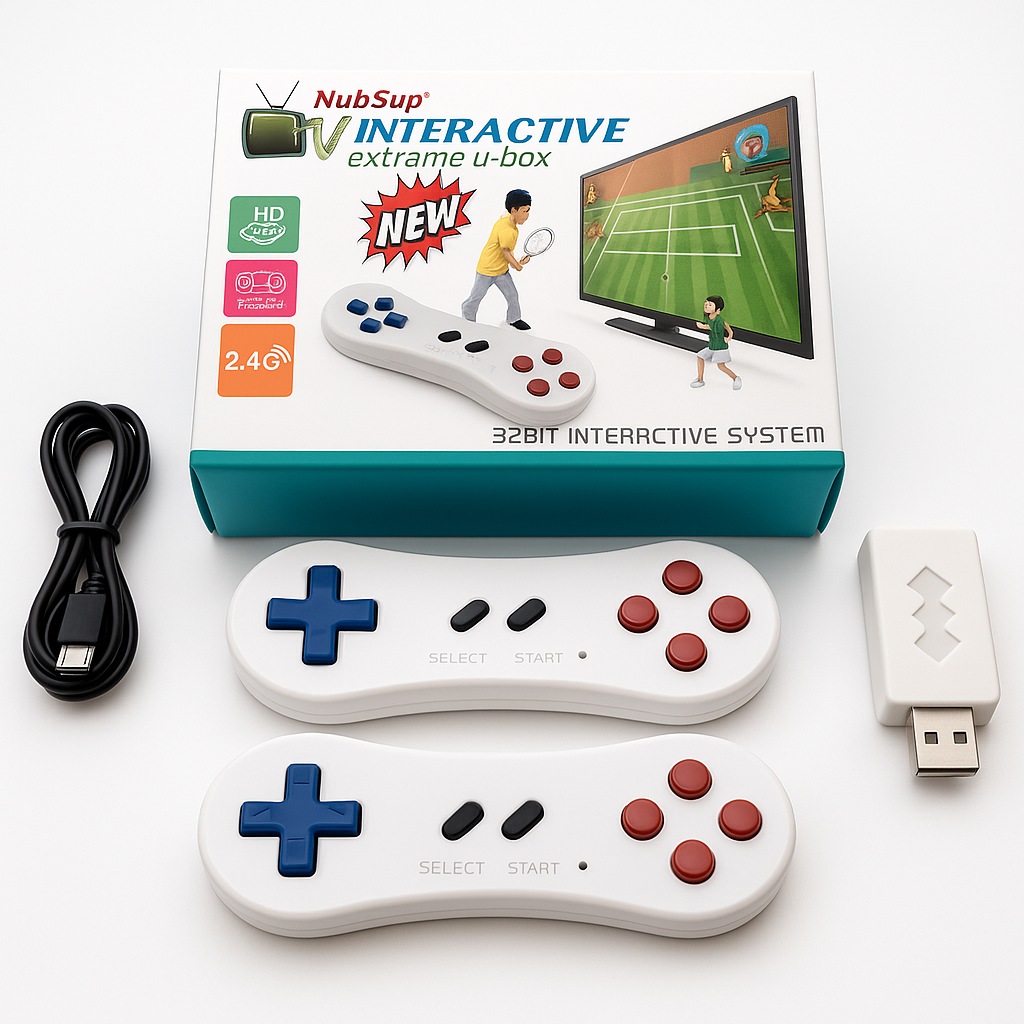 32 Bites HD Retro Játékkonzol 1+1 Ingyen