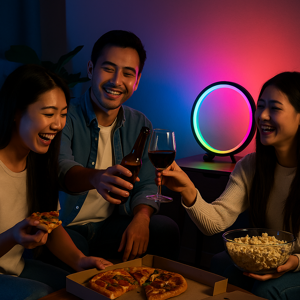 Asztali Okos RGB Gyűrűlámpa