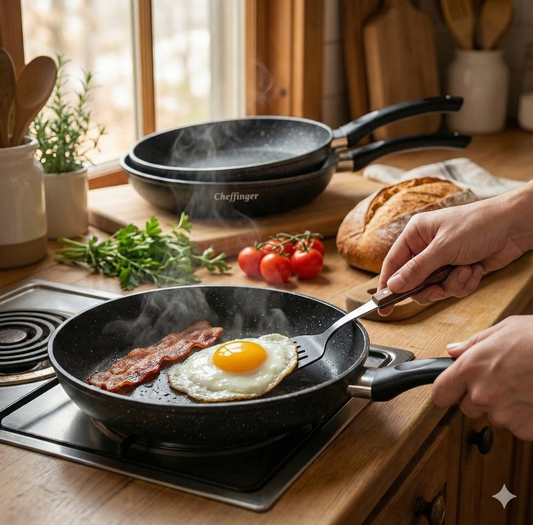 Cheffinger 3 Darabos Serpenyő Szett