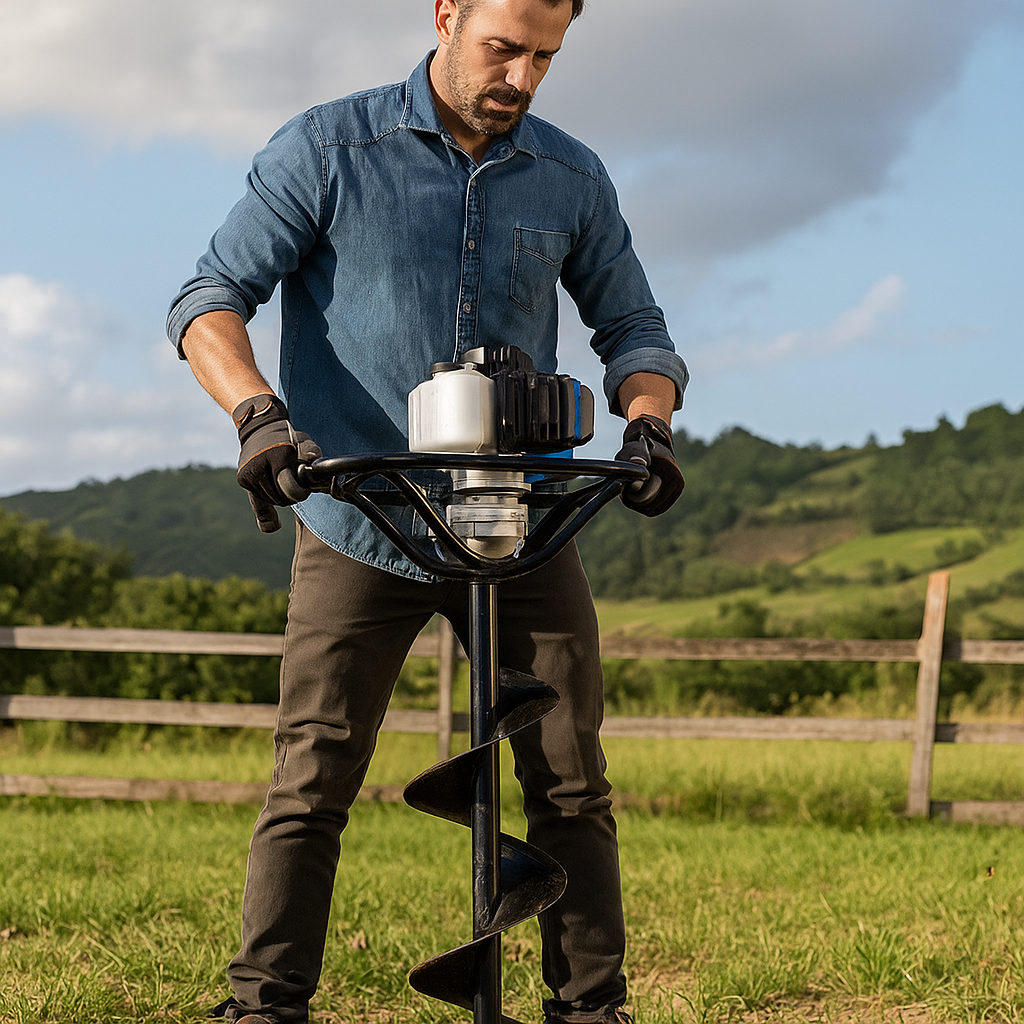 KRAFTON Benzinmotoros Földfúró – 6,3 LE