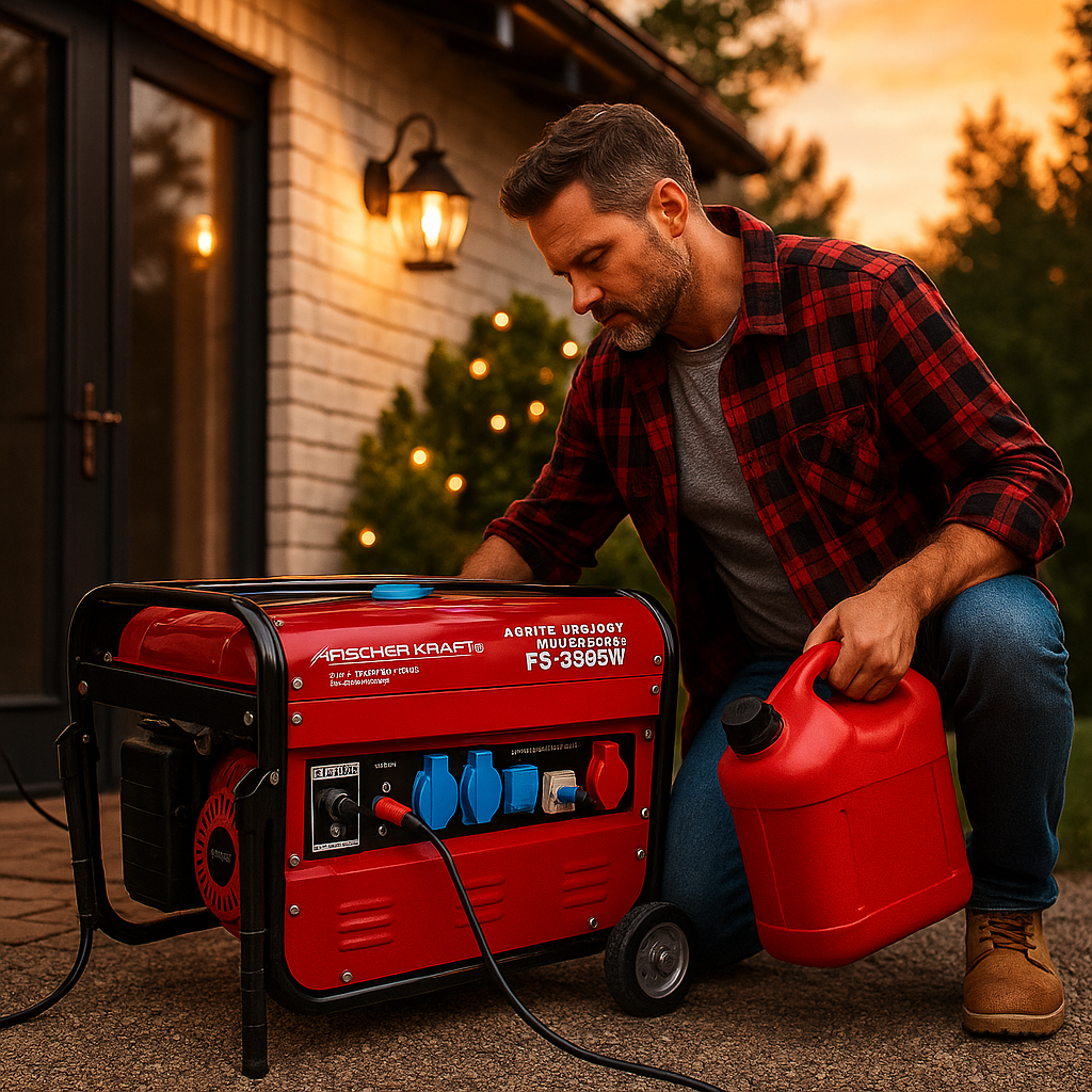 9.5 kW Háromfázisú Benzines Áramfejlesztő