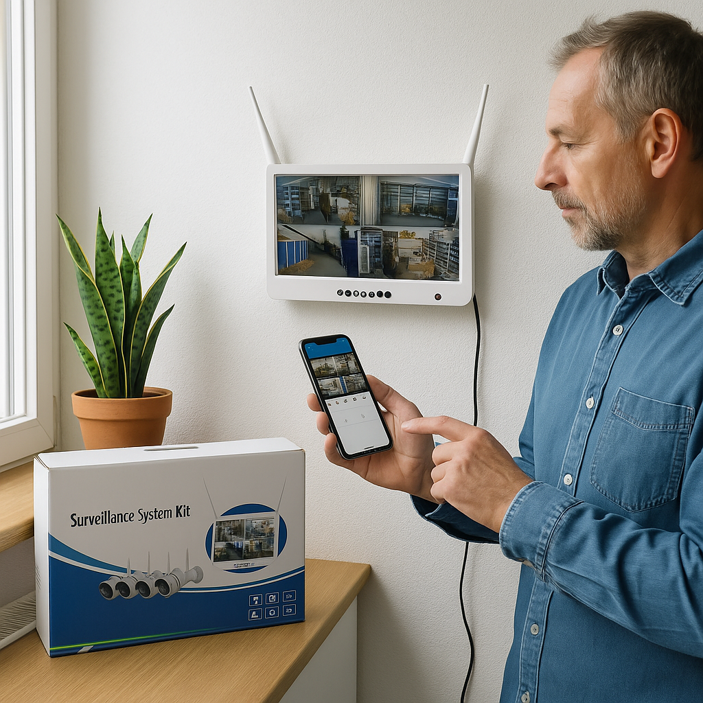 4CH WNVR Megfigyelő Rendszer