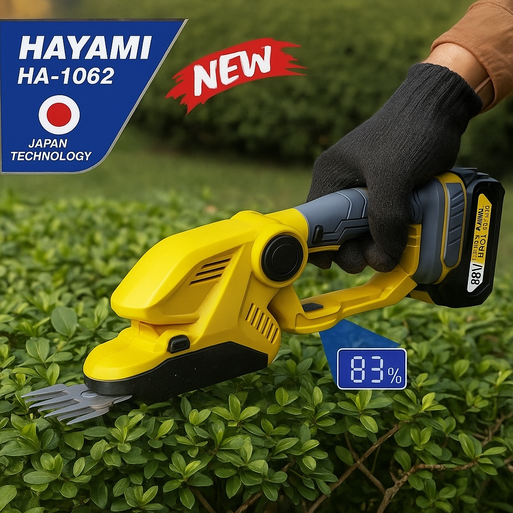HAYAMI 88V Akkumulátoros Fű- és Sövényvágó