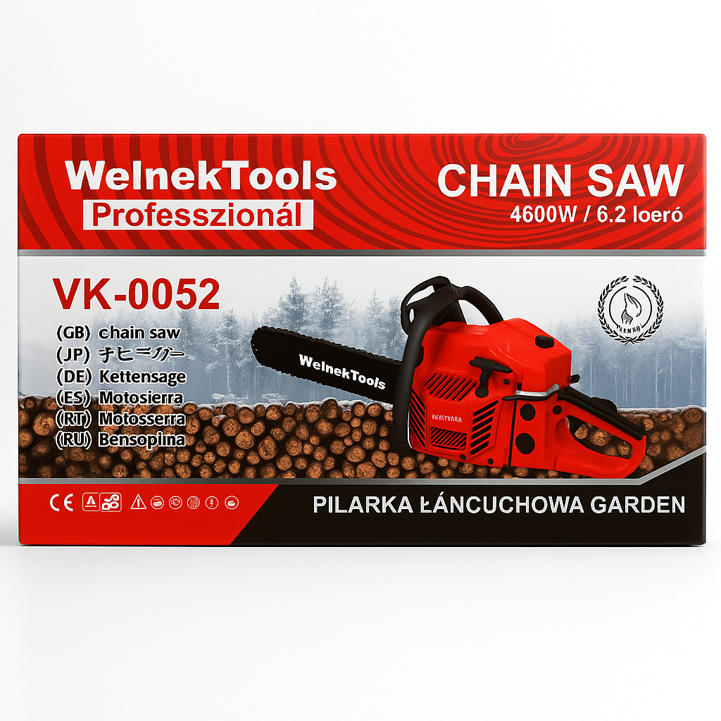 WelnekTools Benzines Láncfűrész