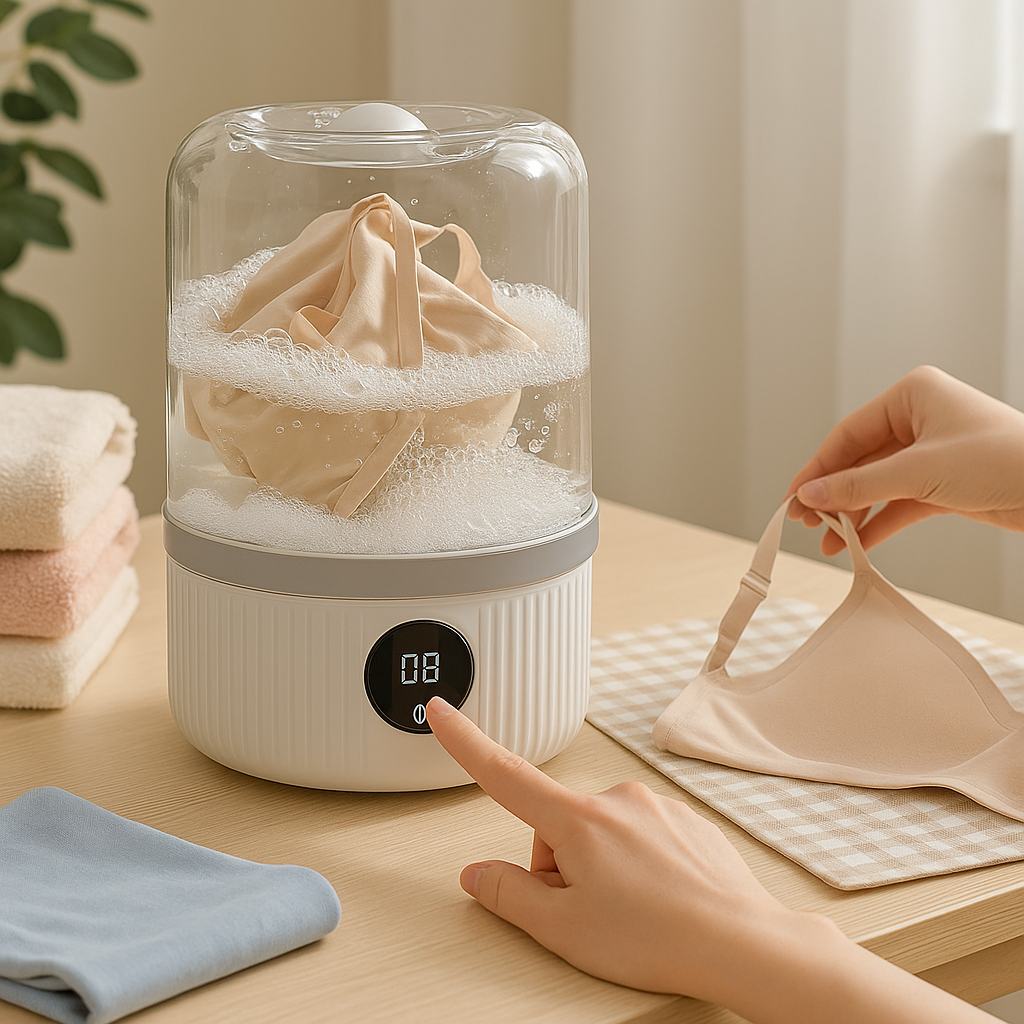 Mini Hordozható Fehérnemű Mosógép