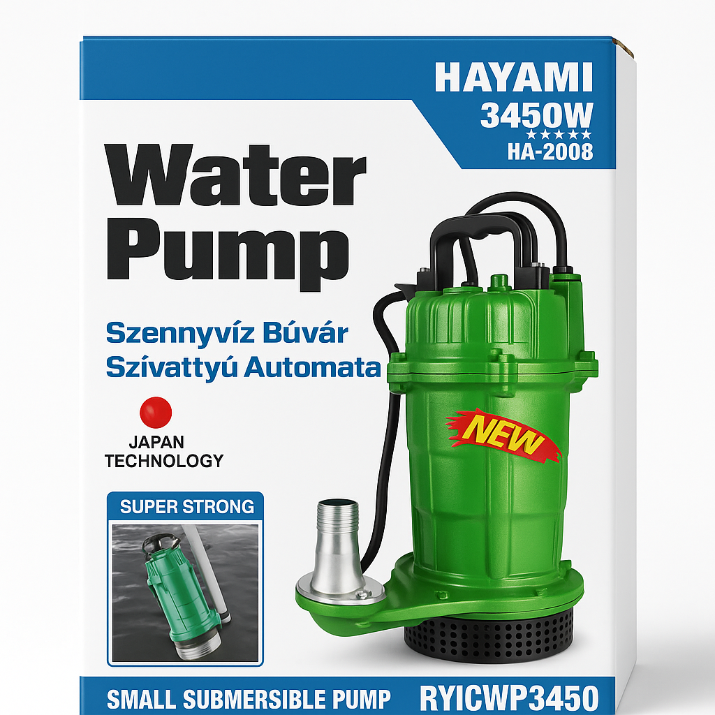 HAYAMI Szennyvíz Búvárszivattyú