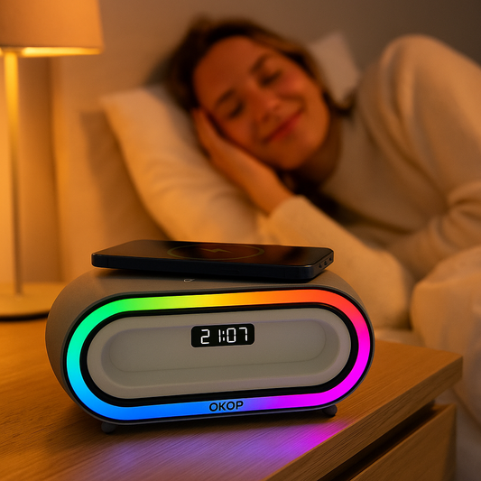 Bluetooth Hangszóró Qi Vezeték Nélküli Töltéssel