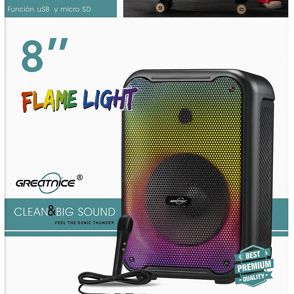 GTS-1726 Vezeték Nélküli Party Hangfal