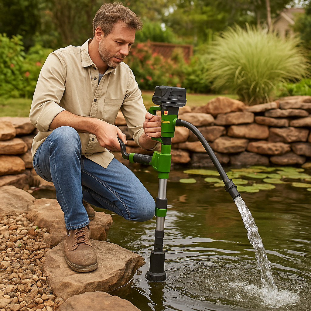 Akkumulátoros Teleszkópos Vízipumpa