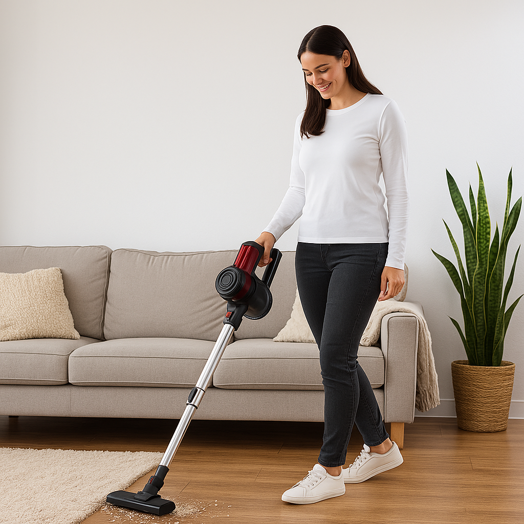 2 az 1-ben Porzsák Nélküli Ciklon Porszívó