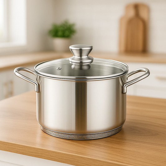 Cheffinger 24 cm-es Prémium Rozsdamentes Acél Lábas