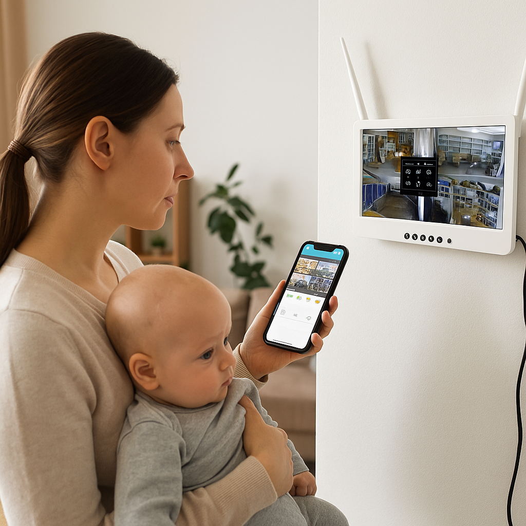 4CH WNVR Megfigyelő Rendszer